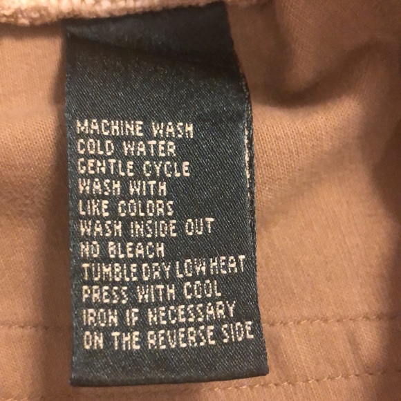 Lauren Jeans-Ralph Lauren,12,tan color,fabric feels fabulous! Pockets front  Bk. - Picture 11 of 12